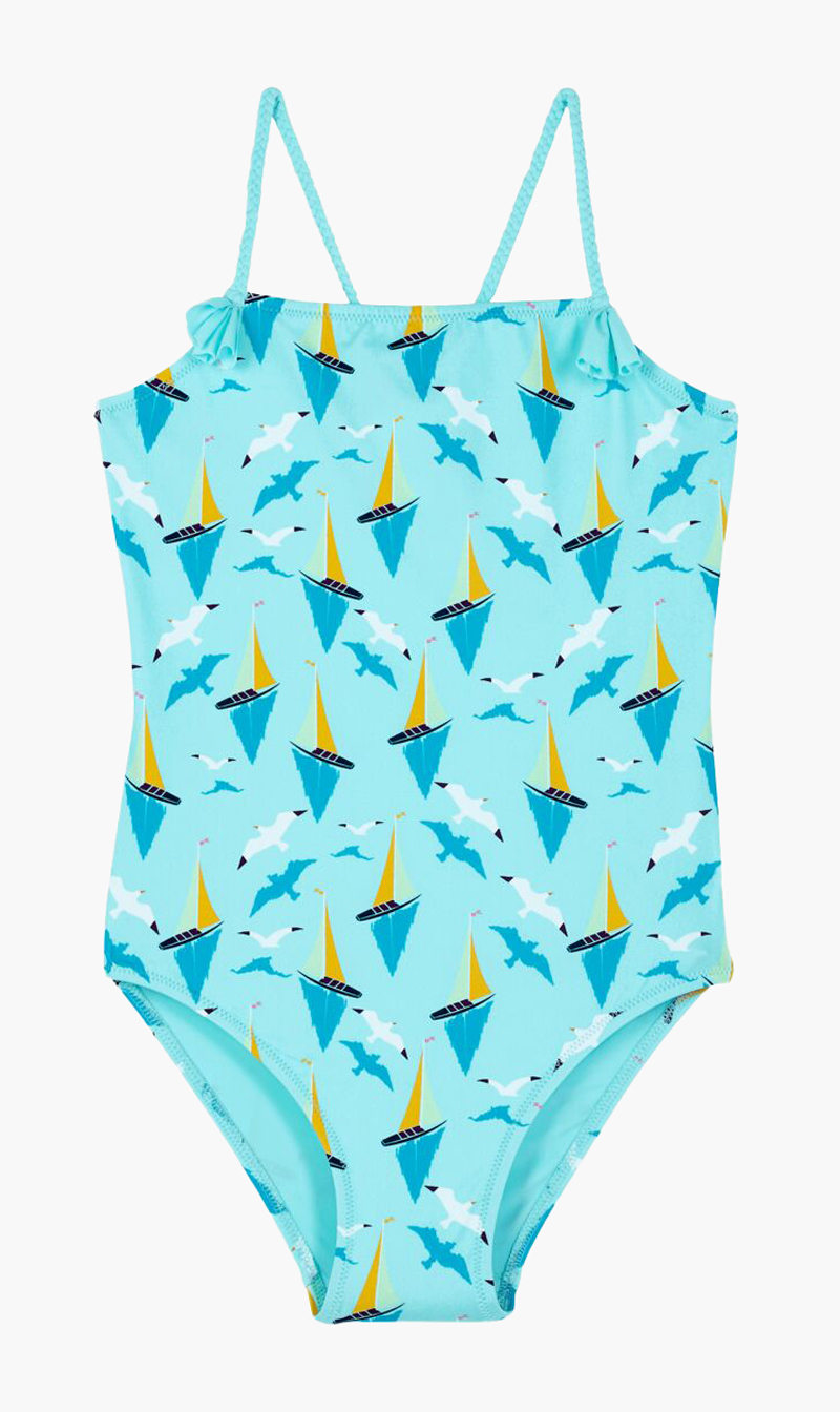 

Lagoon Print Swimsuit, Blue