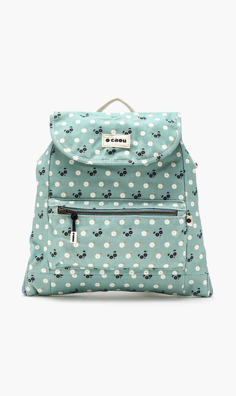

O'caou Blue Panda Print Backpack | The Deal Outlet