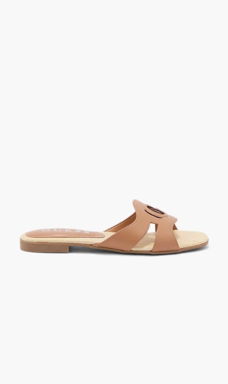

Guess Brown Ciella Slides for Women | The Deal Outlet