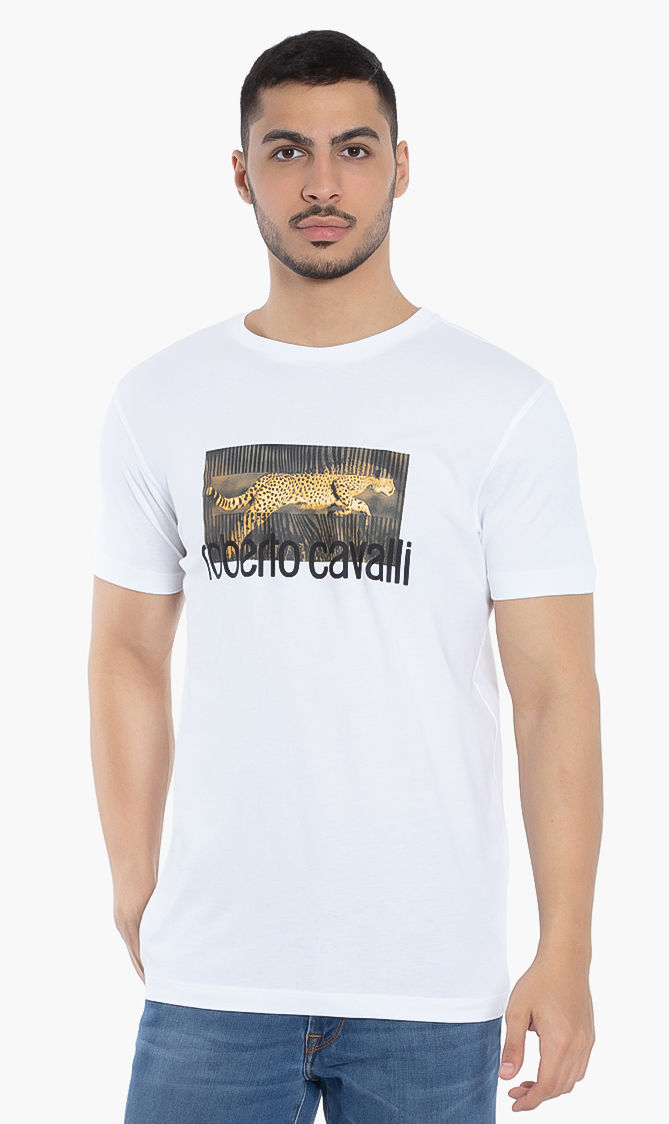 

Roberto Cavalli Leopard Print T-shirt