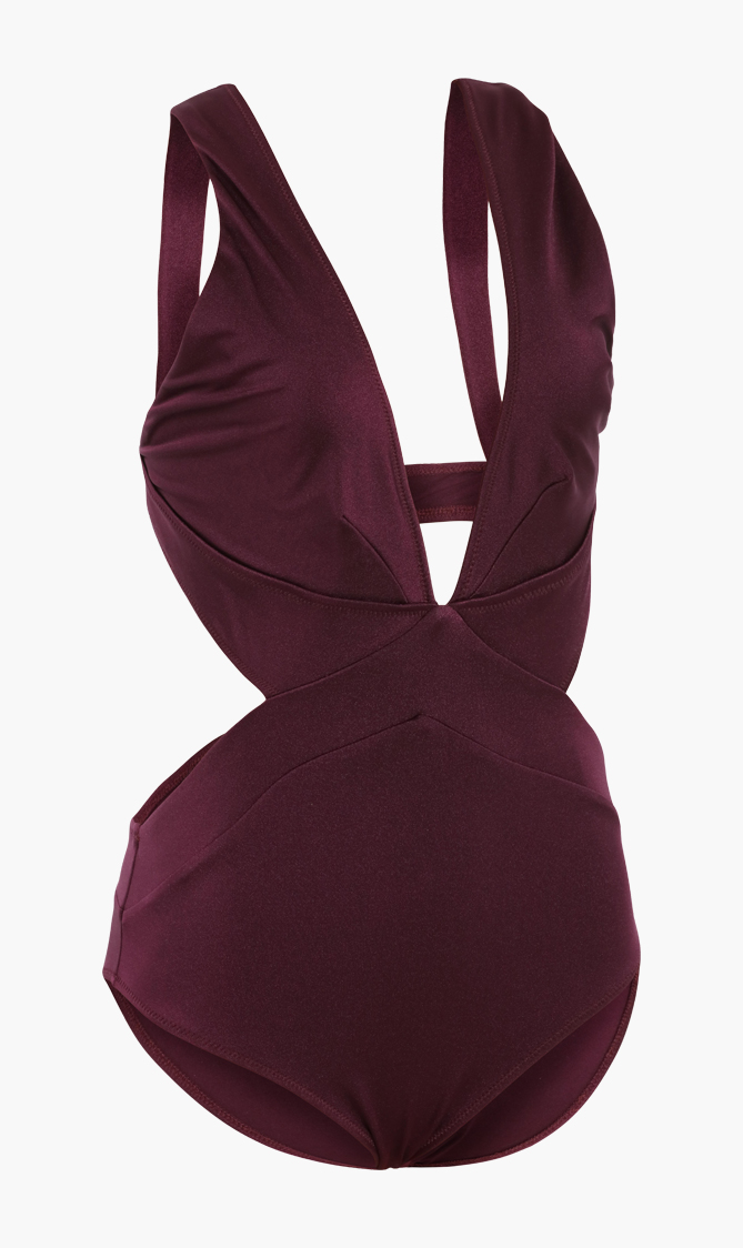 

Moeva Purple Nicole Cut-out One Piece Swimsuit for Women | The Deal Outlet