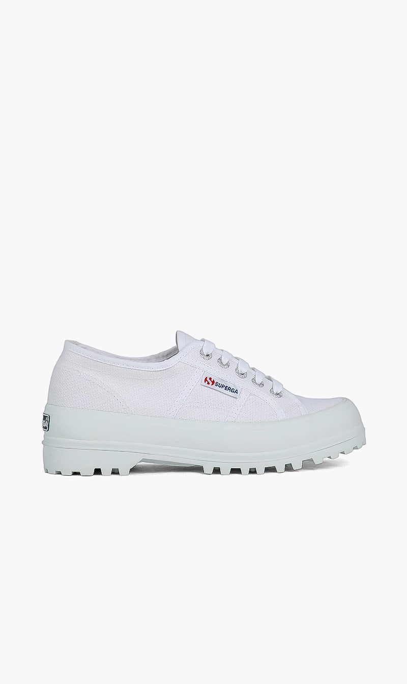 

Superga White Alpina Lace Sneakers for Women | The Deal Outlet