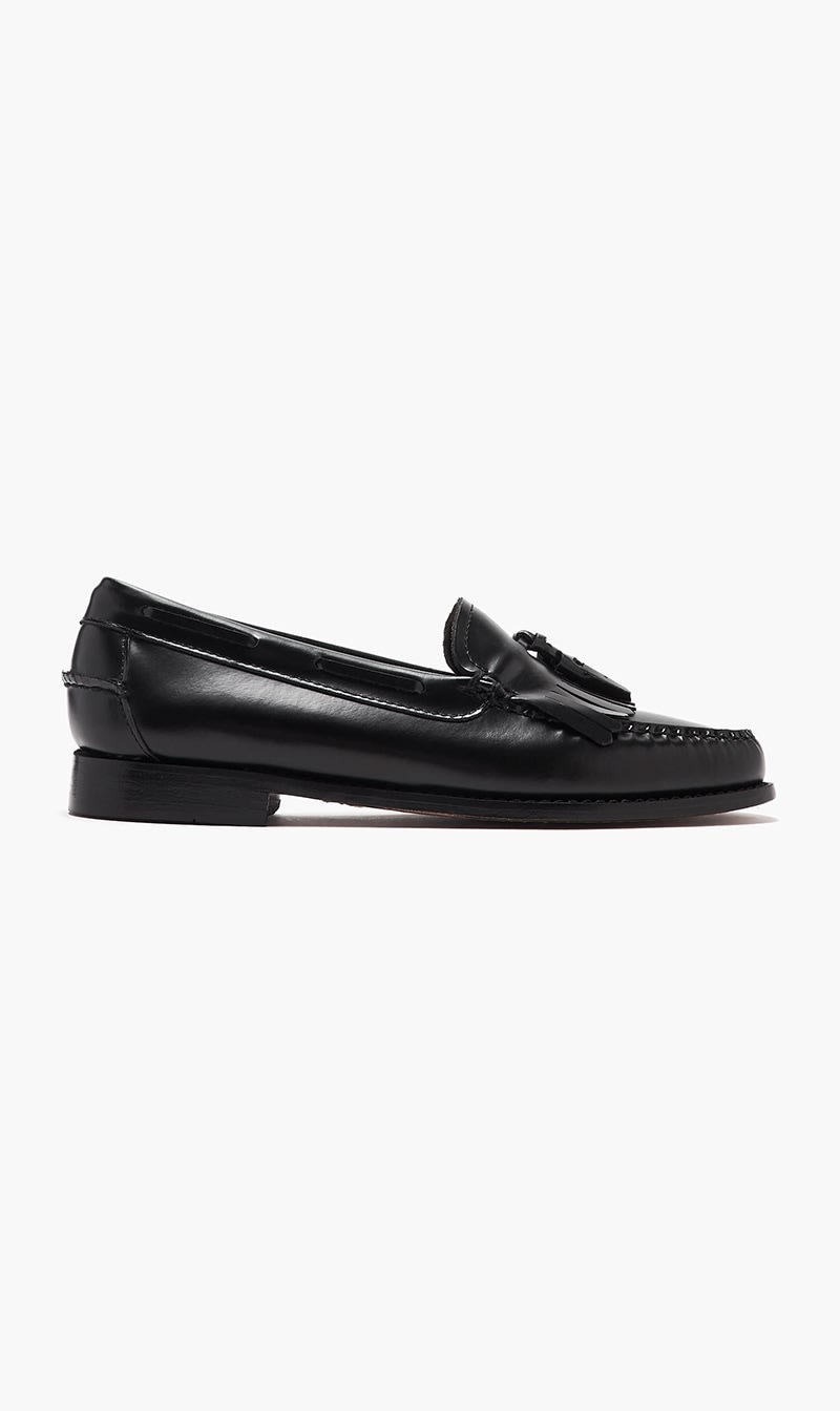 

G.h.bass Black Weejun Wmn Esther Kiltie for Women
