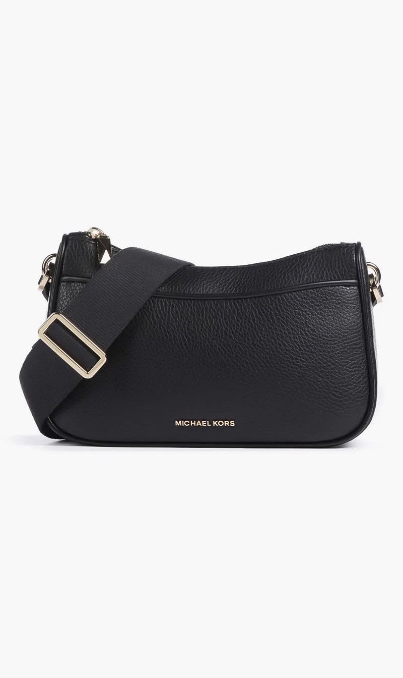 

Michael Kors Black Md Tz Pch Xbody W Strap for Women | The Deal Outlet