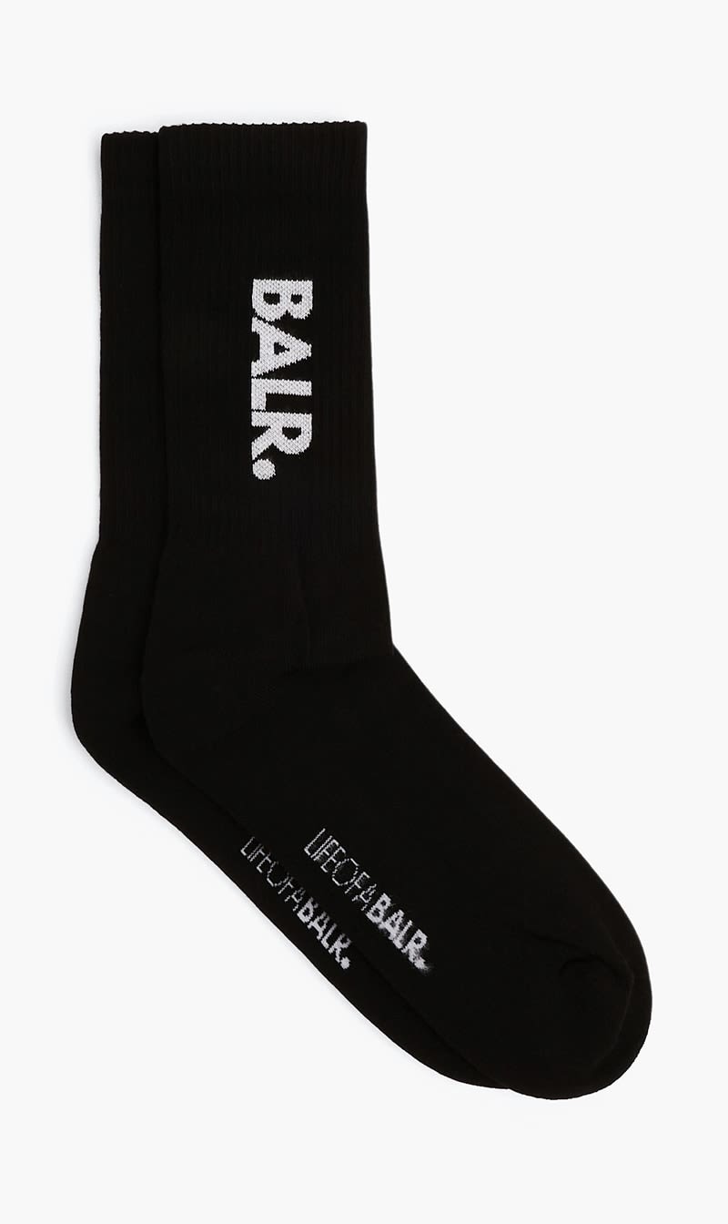 

Balr. Black Logo 2 Pack Socks for Men | The Deal Outlet