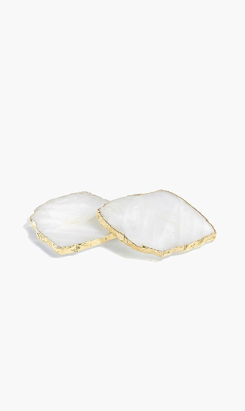

Kivita Coasters Crystal 24k Gold