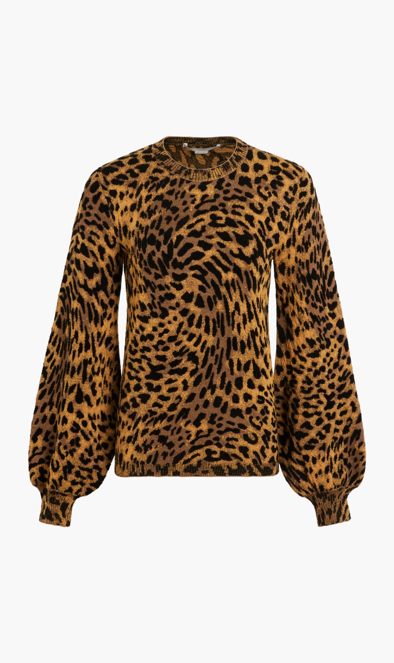 

Stella Mc Cartney Pink Cheetah Knit Jumper for Women | The Deal Outlet