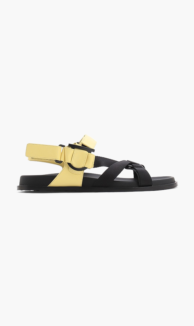 

SALVATORE FERRAGAMO Aja Bicolor Slingback Sandal