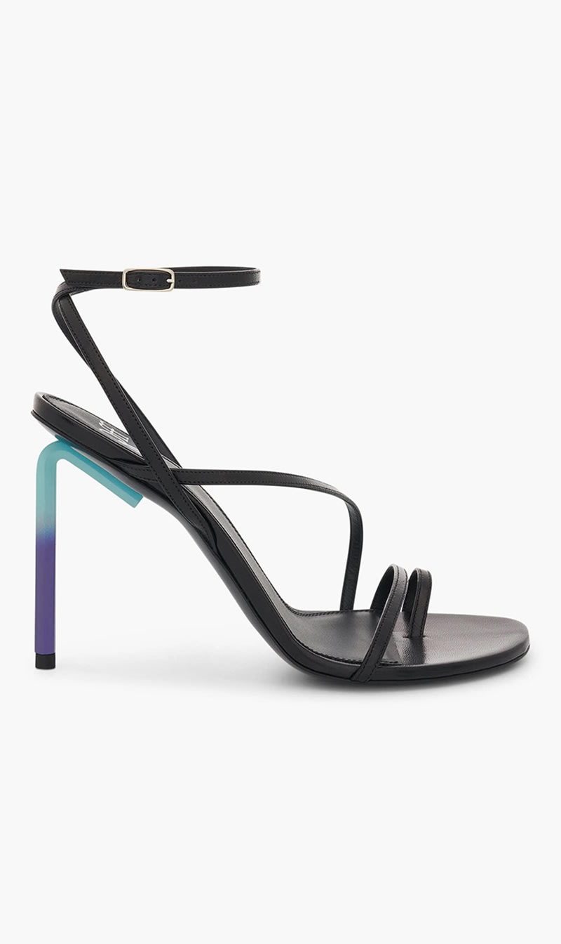 

Off-white Black Nappa Grad Highallen Sandal Black Multic for Women | The Deal Outlet