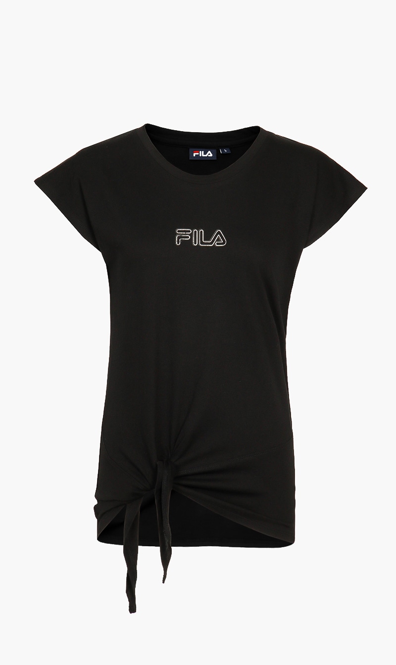 

Fila Black Thames Crew Neck Tshirt for Women | The Deal Outlet