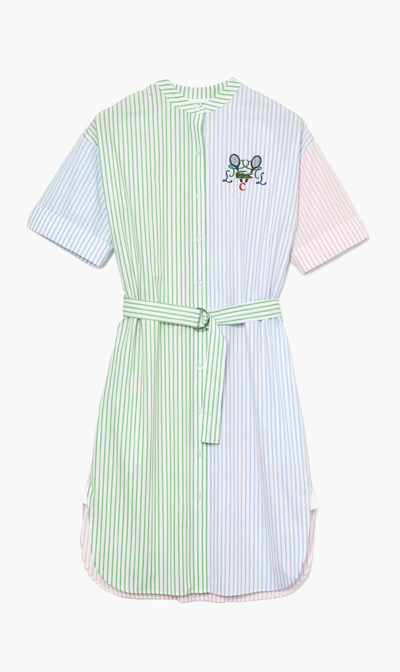

Striped Logo Dress