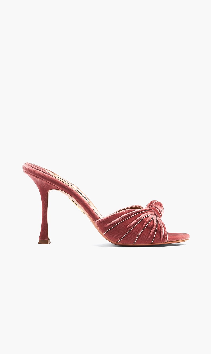 

Aquazzura Firenze Pink Atelier Mule 95 for Women | The Deal Outlet
