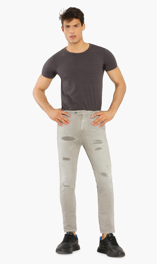 

Replay Distressed Regular Chinos