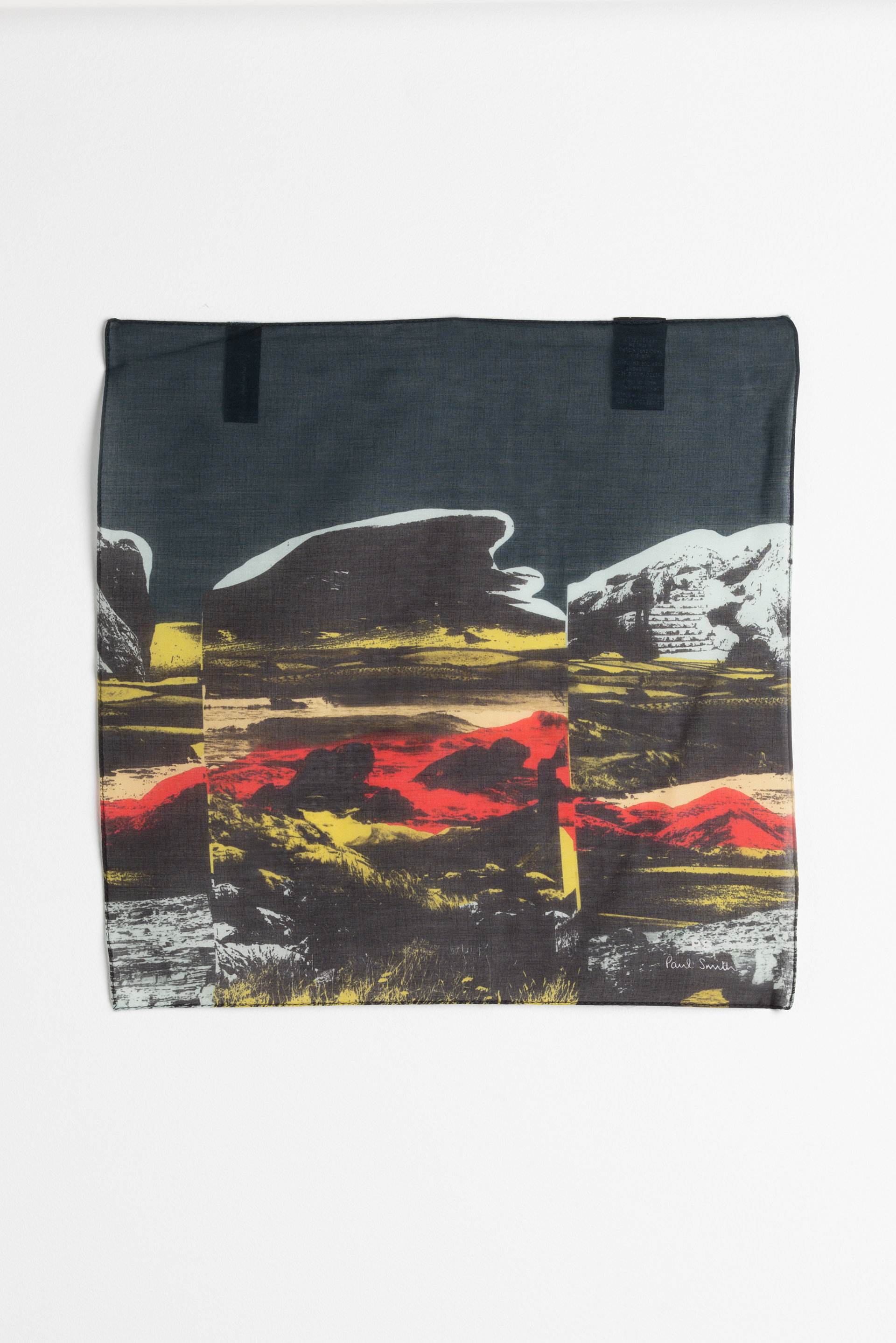 

Paul Smith Landscape Purple Pocket Square