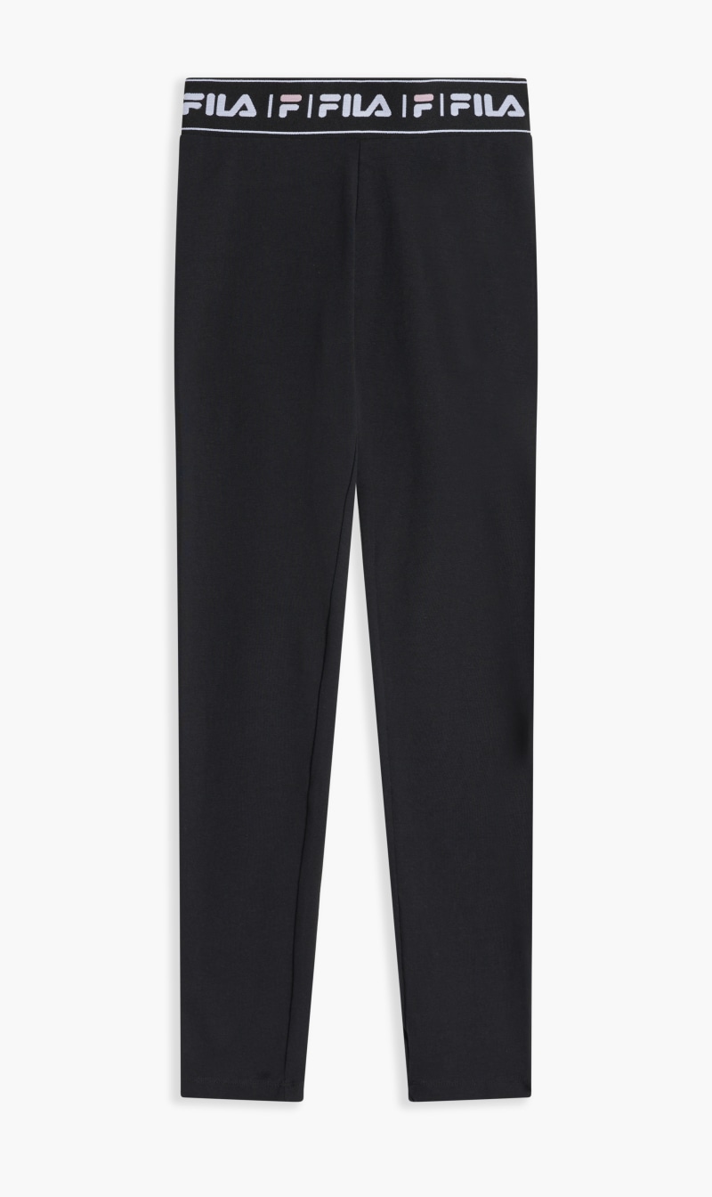 

Jaquard Rib Waistband Leggingblack, Black