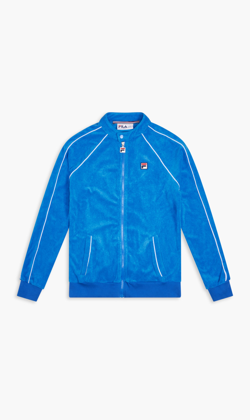 

Towelling Track Jacket, Blue