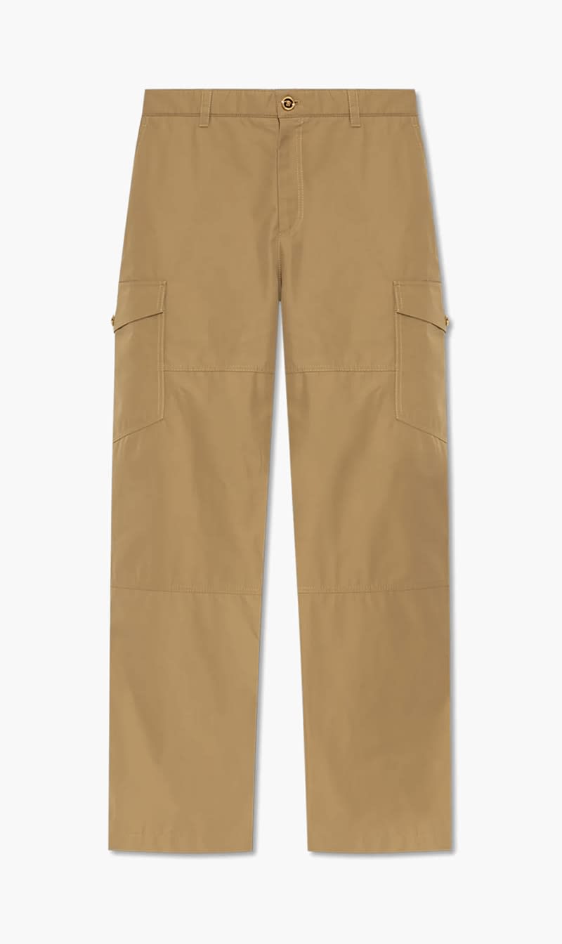 

Versace Beige Informal Pant Lightweight Gabardine Fabric for Men | The Deal Outlet