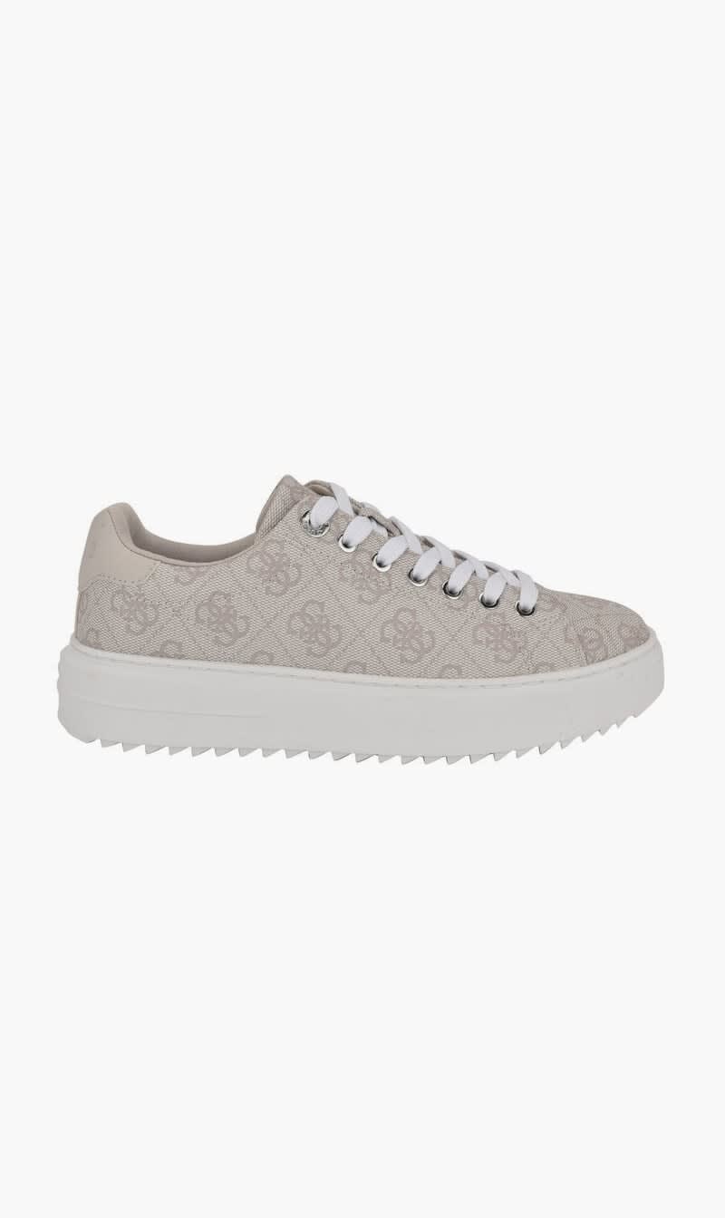

Guess Beige Denesa 4g Sneakers for Women | The Deal Outlet