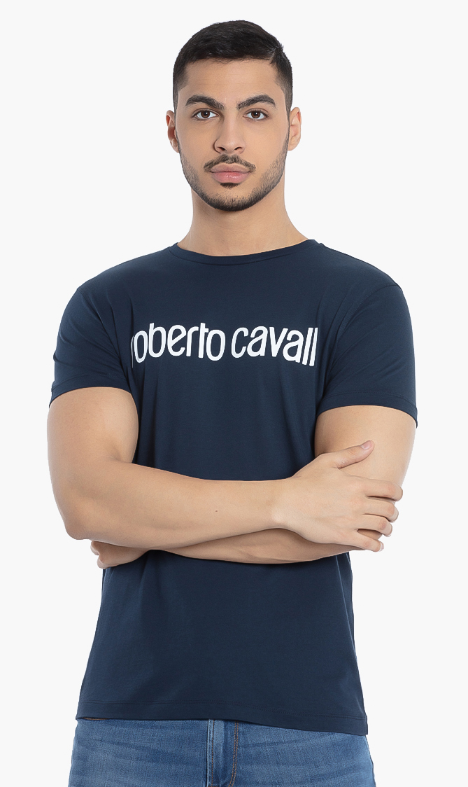 

ROBERTO CAVALLI Logo Graphic T-shirt
