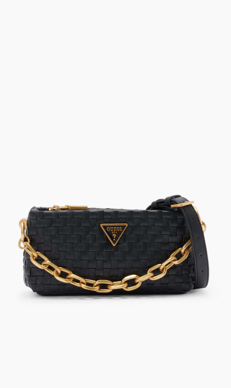 

Guess Black Lisbet Mini Crossbody Top Zip for Women | The Deal Outlet