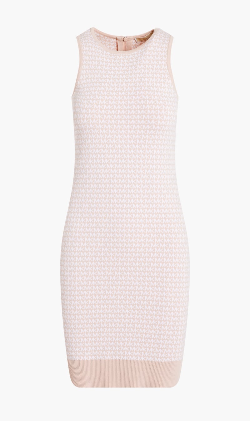 

Michael Kors Pink Mini Logo Tank Dress for Women | The Deal Outlet