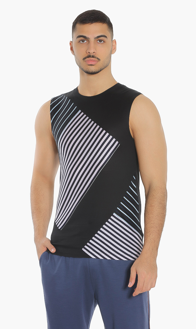 

Paul Smith Contrast Stripes Muscle Tee