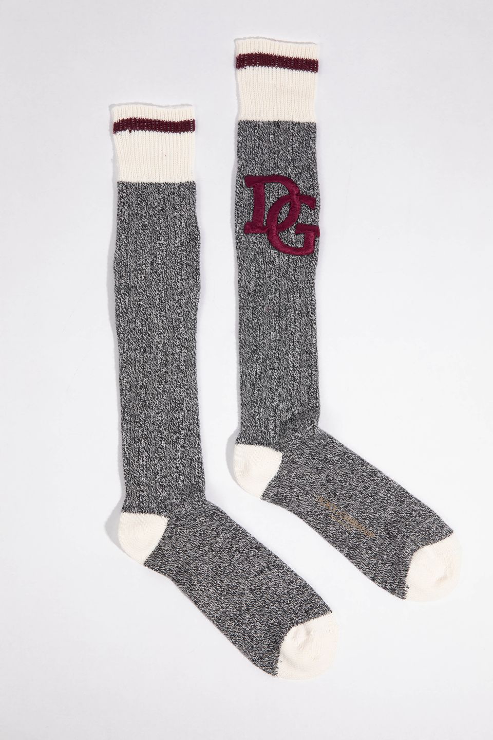 

Dolce&gabbana Logo Embroidered Midi Socks