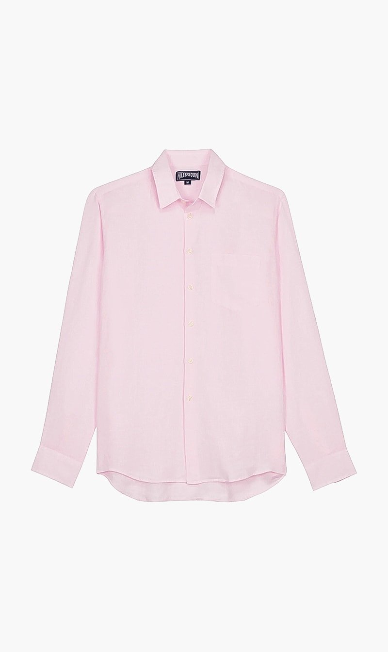 

Vilebrequin Pink Caroubis Long Sleeve Shirt for Men | The Deal Outlet