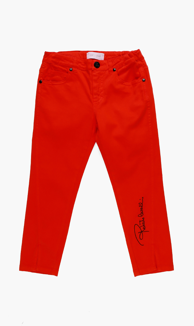 

Embroidered Logo Jeans