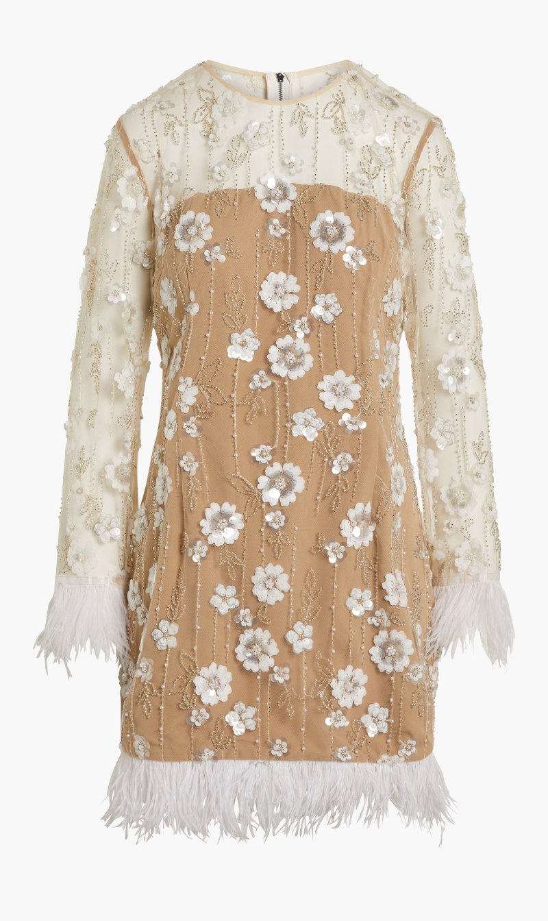 

Elliatt Beige Grandis Dress for Women | The Deal Outlet