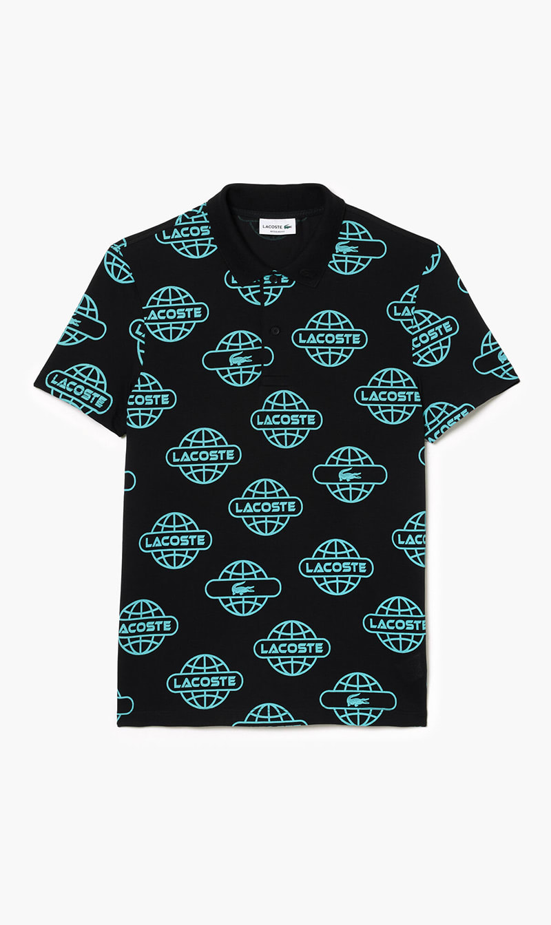 

Lacoste Multi-color Short Sleeved Ribbed Collar Shirt for Men | The Deal Outlet