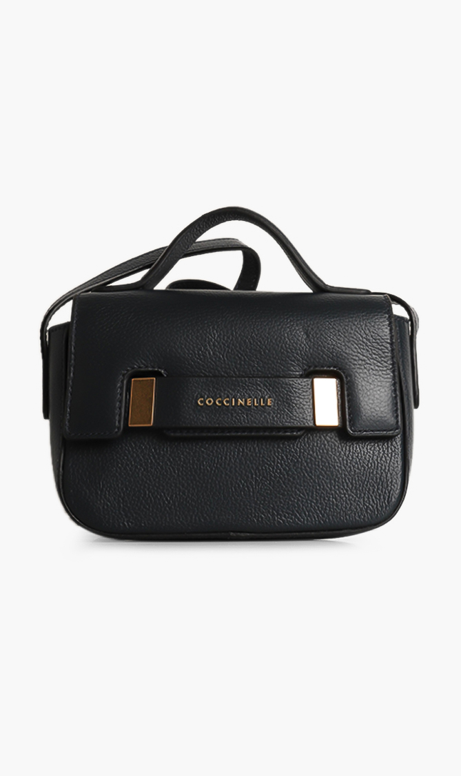 

COCCINELLE Grain Leather Small Crossbody Bag