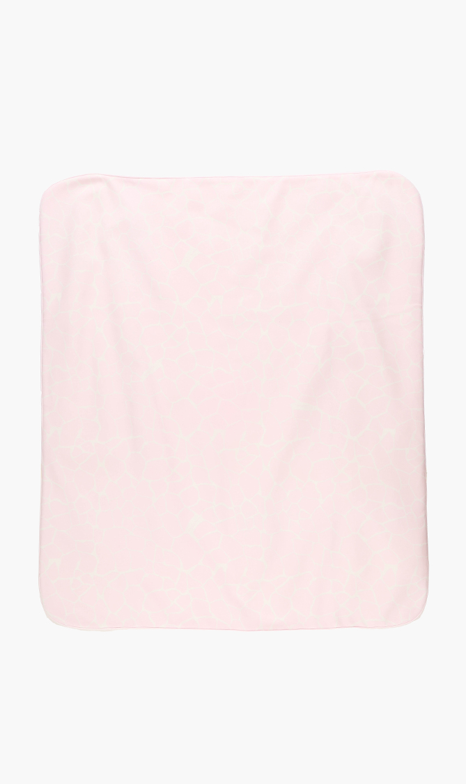 

Giraffe Print Blanket, Pink