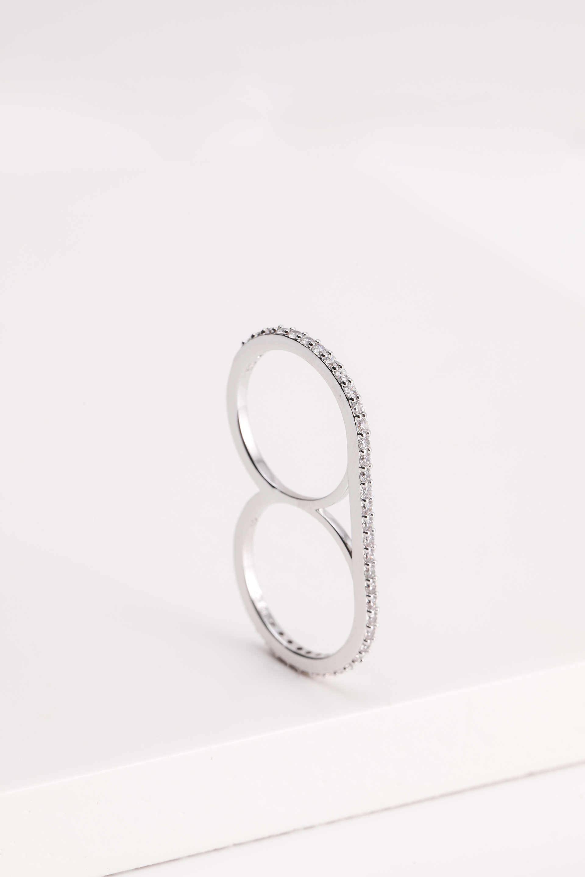 

SWAROVSKI Vittore Silver Double Ring