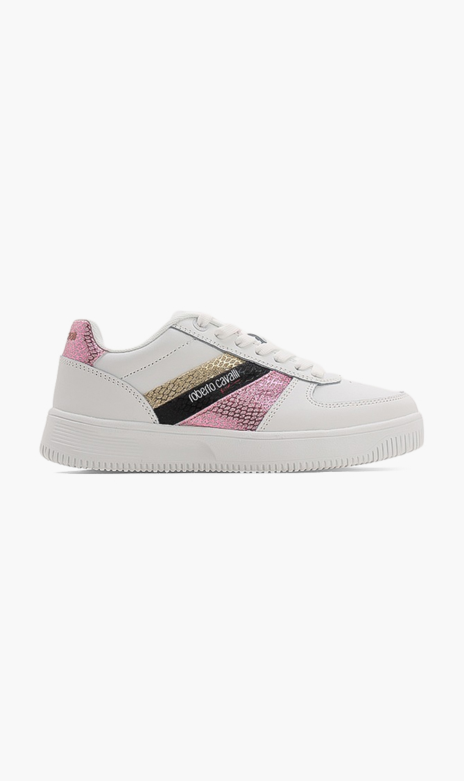 Roberto Cavalli Koopey Leather Sneakers