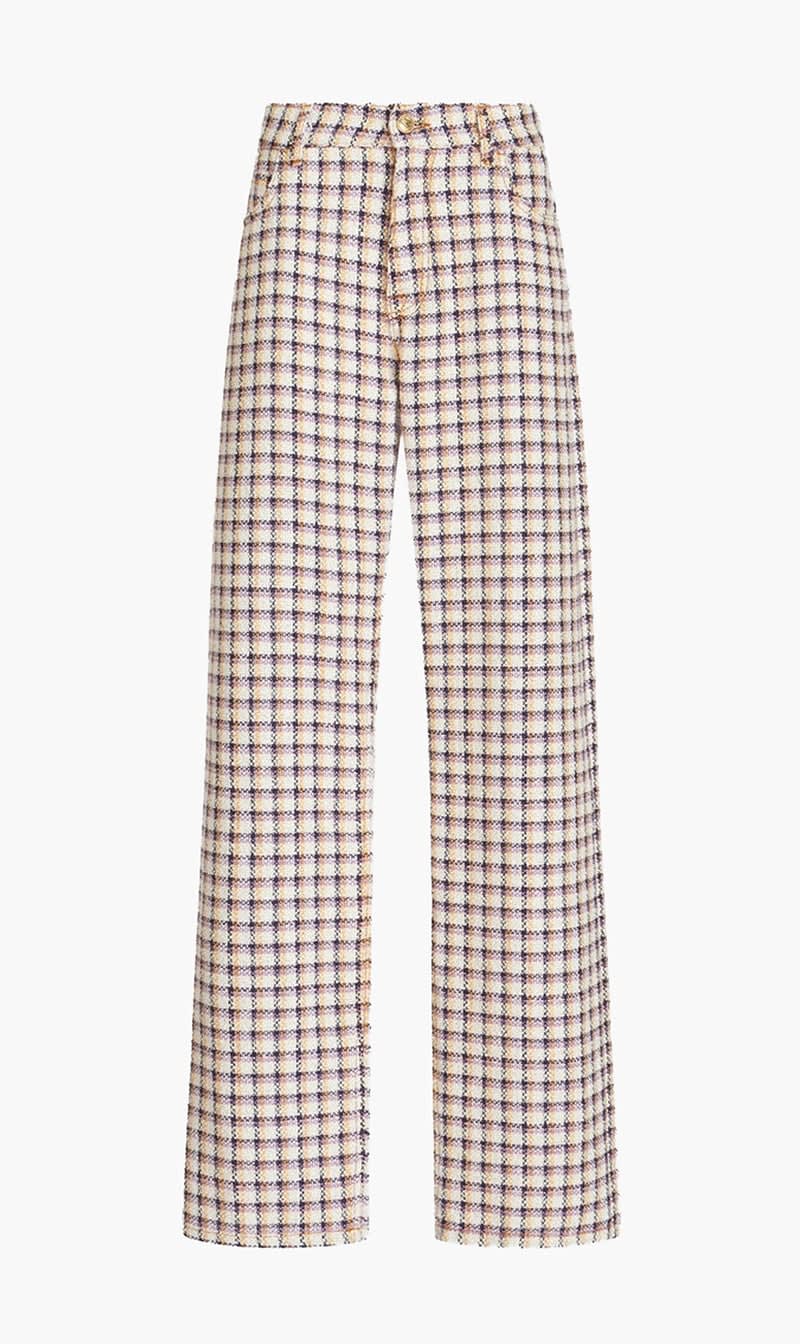 

Etro Multi-color Check Trousers for Women | The Deal Outlet