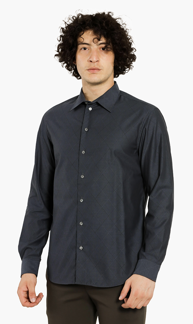 

Emporio Armani Printed Long Sleeves Shirt
