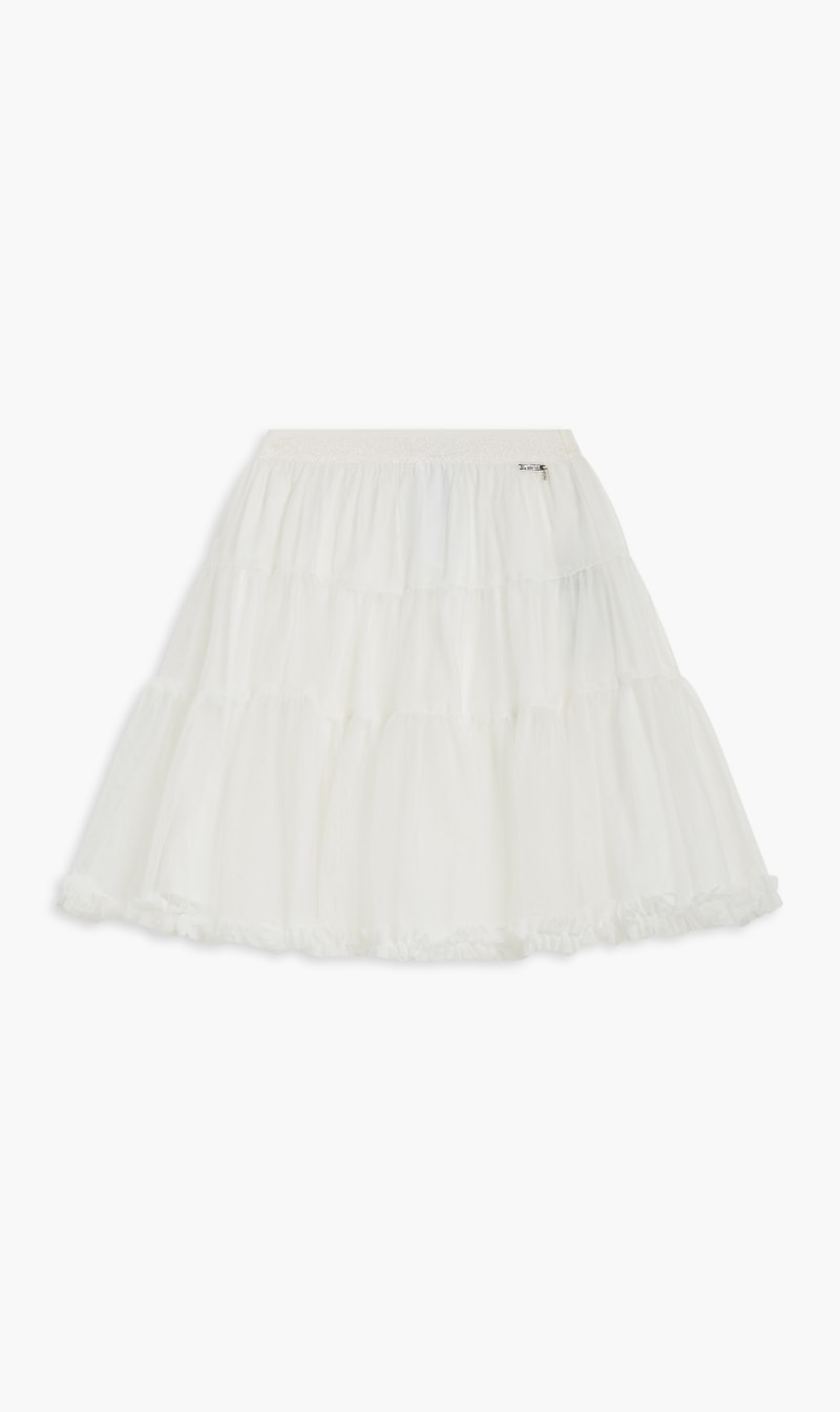 

Guess White Mesh Skirt_ceremony for Girls | The Deal Outlet