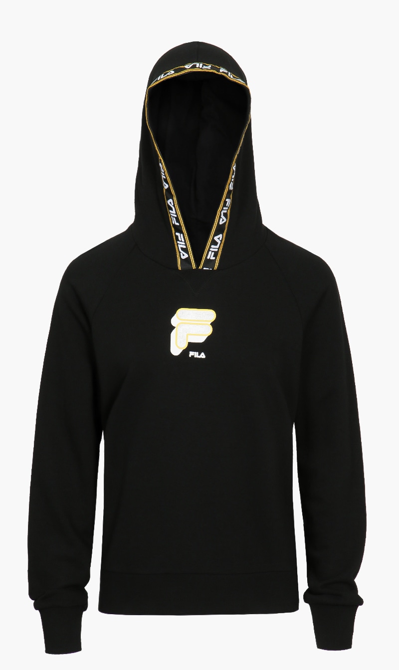 

Chayna Logo Tape Hoodie, Black