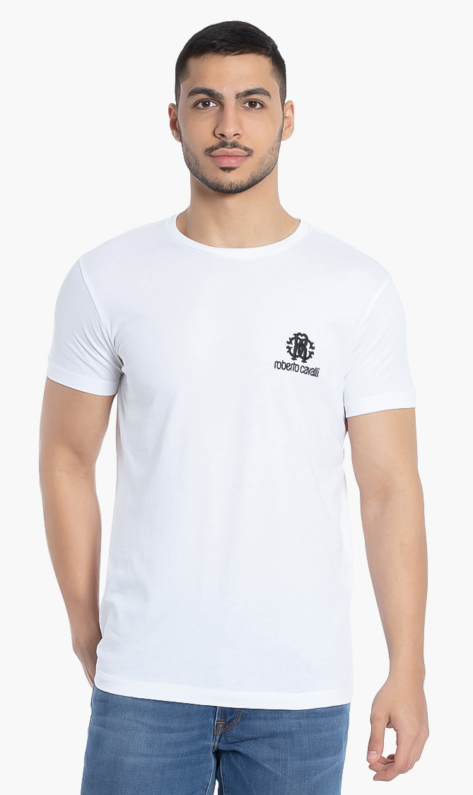 

Roberto Cavalli Embroidered Logo T-shirt