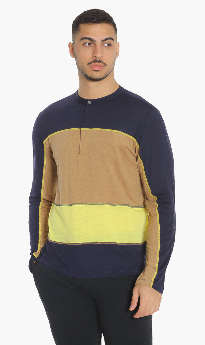 

PAUL SMITH Colorblock Long Sleeves T-shirt