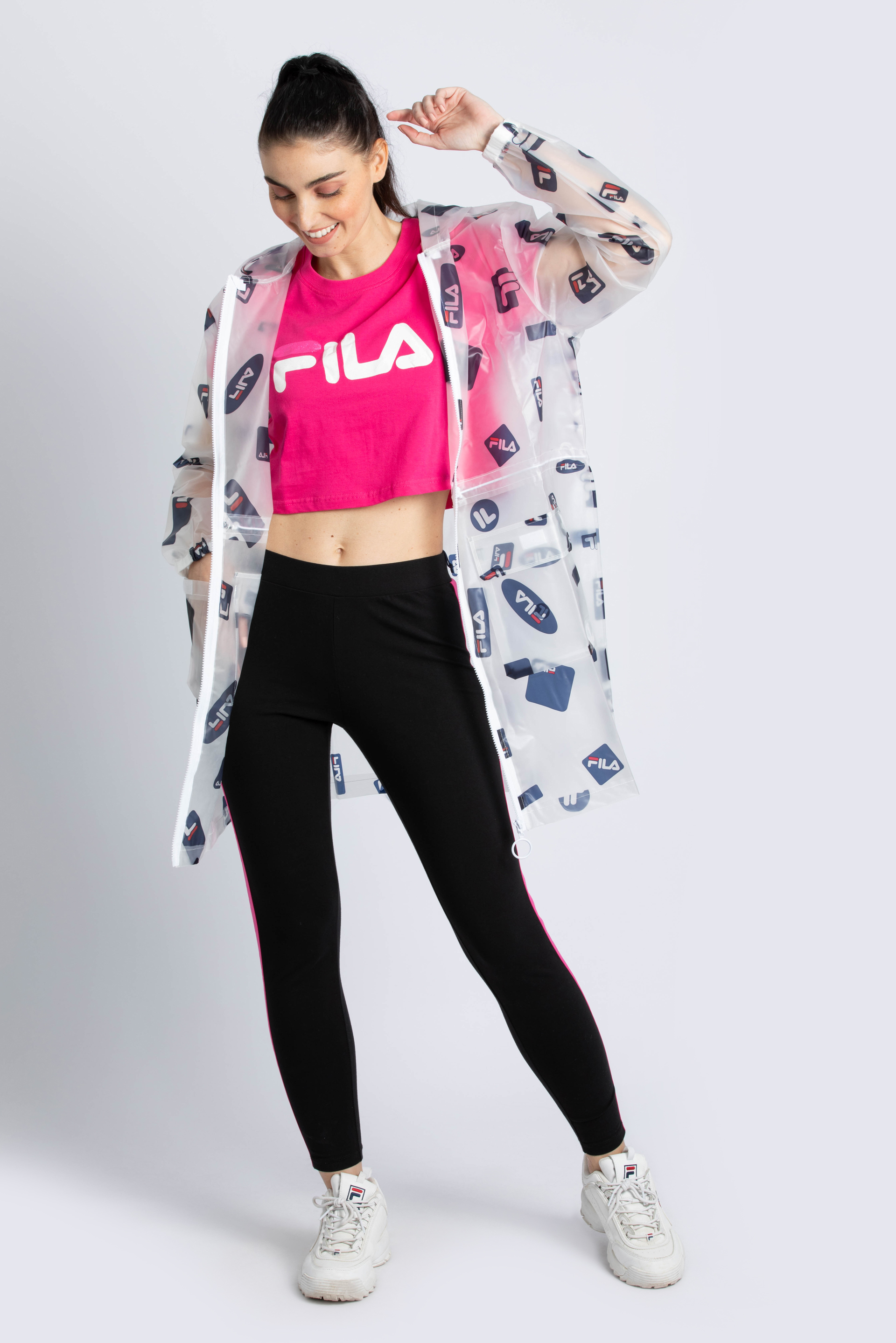 

Fila Celestia Clear Logo Rain Jacket