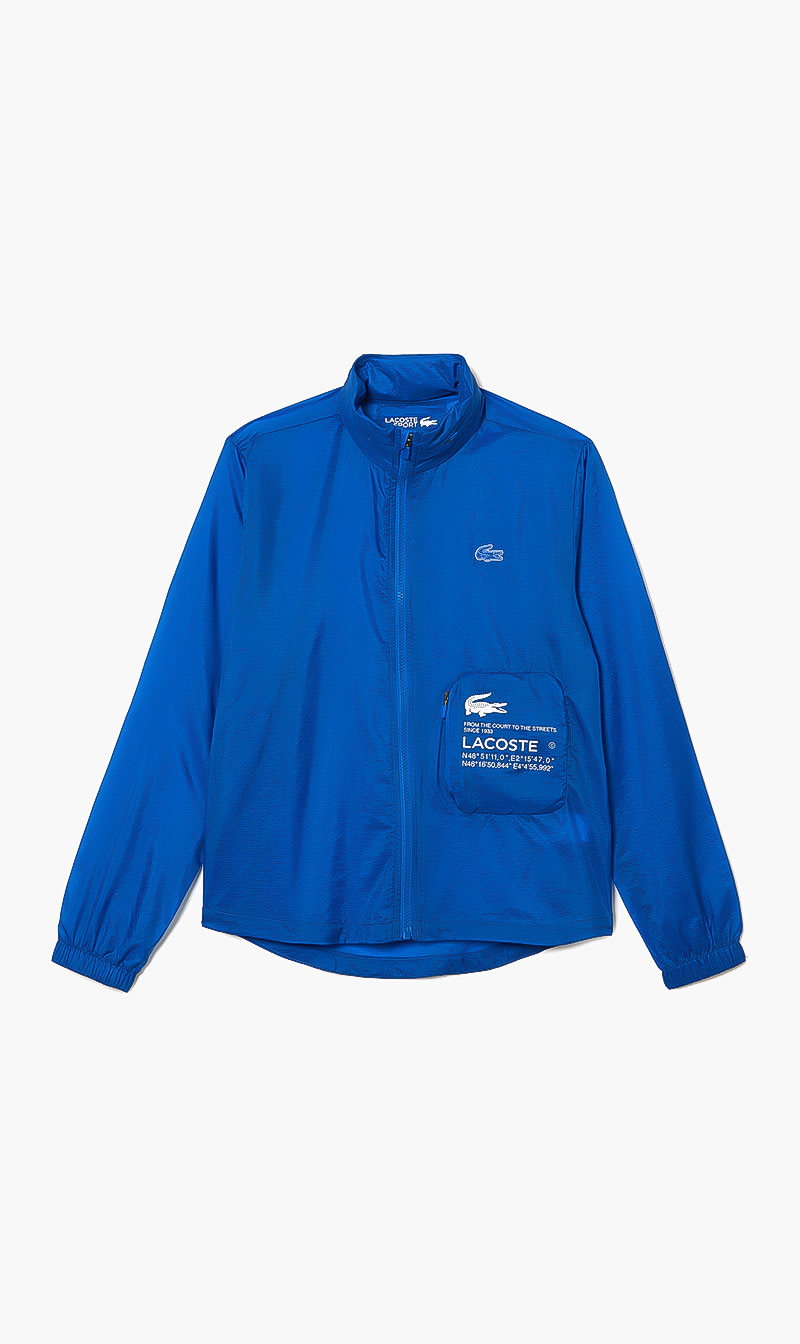

Lacoste Blue Water-repellent Jacket for Women | The Deal Outlet