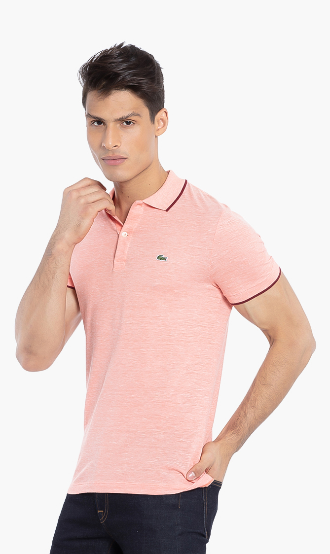 

Lacoste Ribbed Collar Regular Fit Polo Shirt