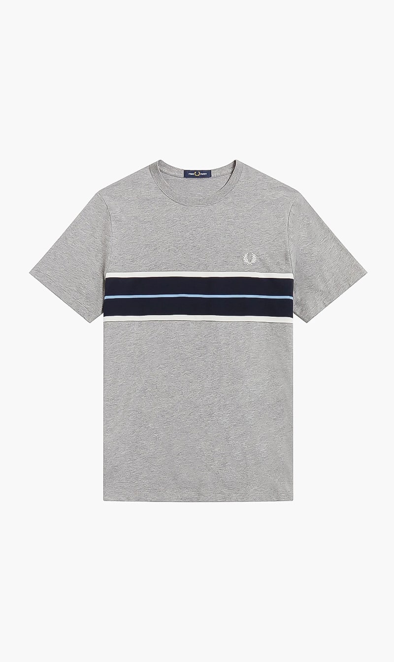 

Tramline Panel Tshirt, Grey