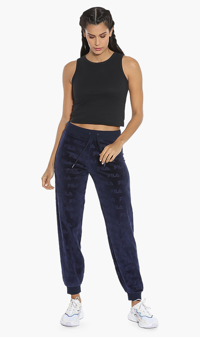 

Aiza All Over Logo Joggers, Blue