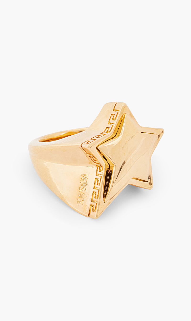 

Versace Gold Mesusa Star Ring for Women | The Deal Outlet