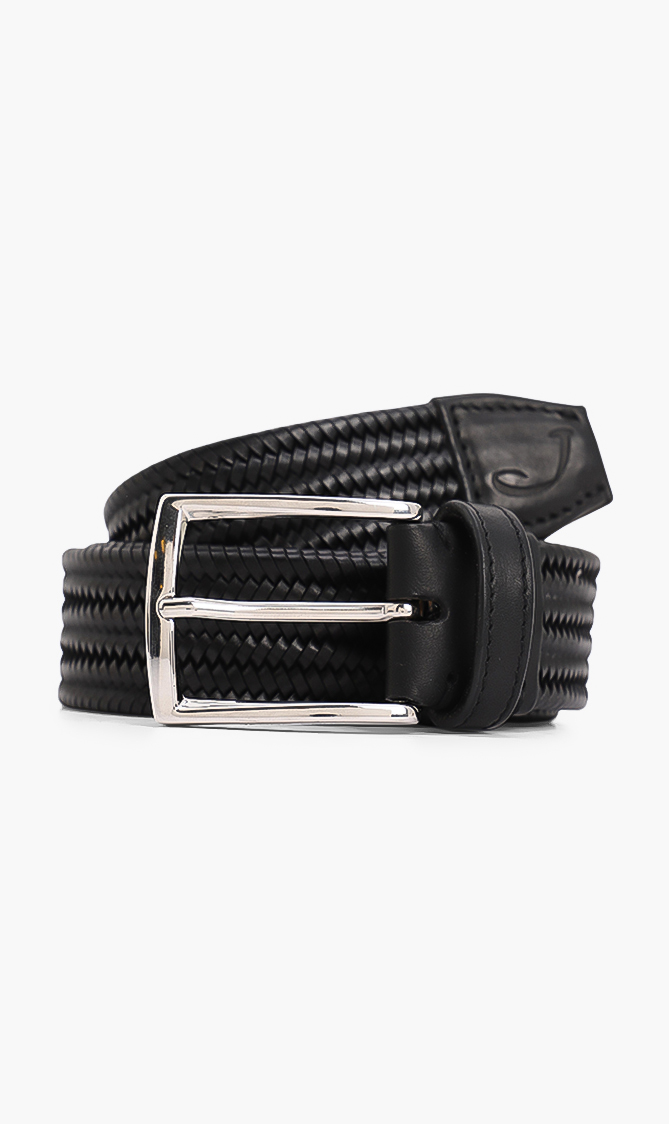 

Jacob Cohen Woven Leather Belt