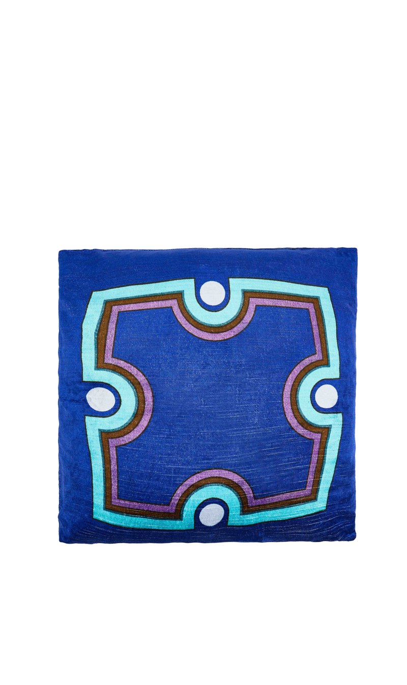 

Jonathan Adler Multi-color Kit Us Madrid Moulding Square Pillow | The Deal Outlet