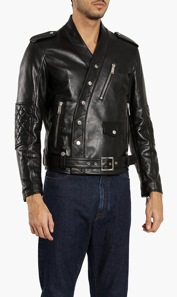 

Dsquared2 Leather Biker Jacket